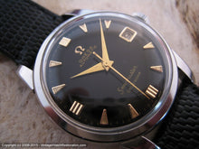 Load image into Gallery viewer, Early Omega Seamaster Black Dial with Date, Automatic, 34mm
