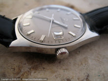 Load image into Gallery viewer, Dove Gray Dial Omega Stunner with Date, Automatic, Large 34.5mm
