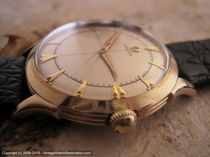 Attractive Omega Cal 420 with Cross Hair Dial Design, Manual, 34mm