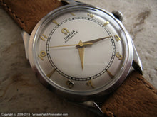 Load image into Gallery viewer, Attractive WWII Era Bumper Omega with Silver Dial , Automatic, 33mm
