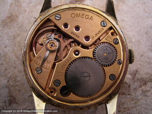 Omega Cal 268 Silver-Gold Dial, Manual, 34mm