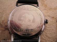Load image into Gallery viewer, Large Black Dial Omikron with Wehrmachtswerk Military Movement, Manual, Large 35mm
