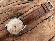 Load image into Gallery viewer, Olma Original Cream Patina Dial with Perfect Second Tick Markers,  Automatic, Large 35mm
