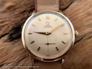 Omega Early Fifties Bumper with Perfect Creamy Dial, Automatic, 32.5mm