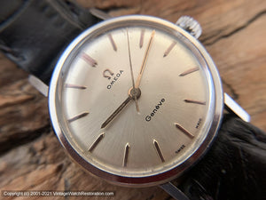 Omega Geneve Silver Dial Classic Mid-Sixties Classic, Manual, 35.5mm