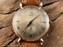 Load image into Gallery viewer, Omega c.1950 Rose Gold Bumper Cal 332 with Mind Boggling Patina Dial, Automatic, Huge 37mm
