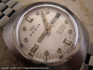 Paris 25 Rubis Day-Date NOS, Automatic, Large 36x43mm