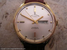 Load image into Gallery viewer, Paul Garnier Day-Date Silver Dial, Automatic, Very Large 38mm
