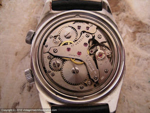 Paul Portinoux Alarm with Date, Manual, 34x42mm