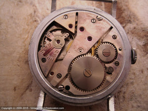 Bold Dial Pharos 'Wehrmachtswerk Movement' with Military Style Strap (OC1), Manual, V.Large 35mm