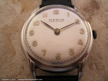 Load image into Gallery viewer, Pierce Silver Dial with Gold Numbers, Manual, Very Large 36mm

