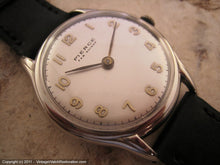 Load image into Gallery viewer, Pierce Silver Dial with Gold Numbers, Manual, Very Large 36mm
