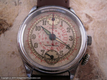 Load image into Gallery viewer, Original Dial Single Push Button Pierce Telemetre Chronograph, Manual, 34mm
