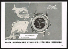 Load image into Gallery viewer, Porta &#39;Amphibia&#39; Original Dial with Spider Lugs , Manual, 32mm

