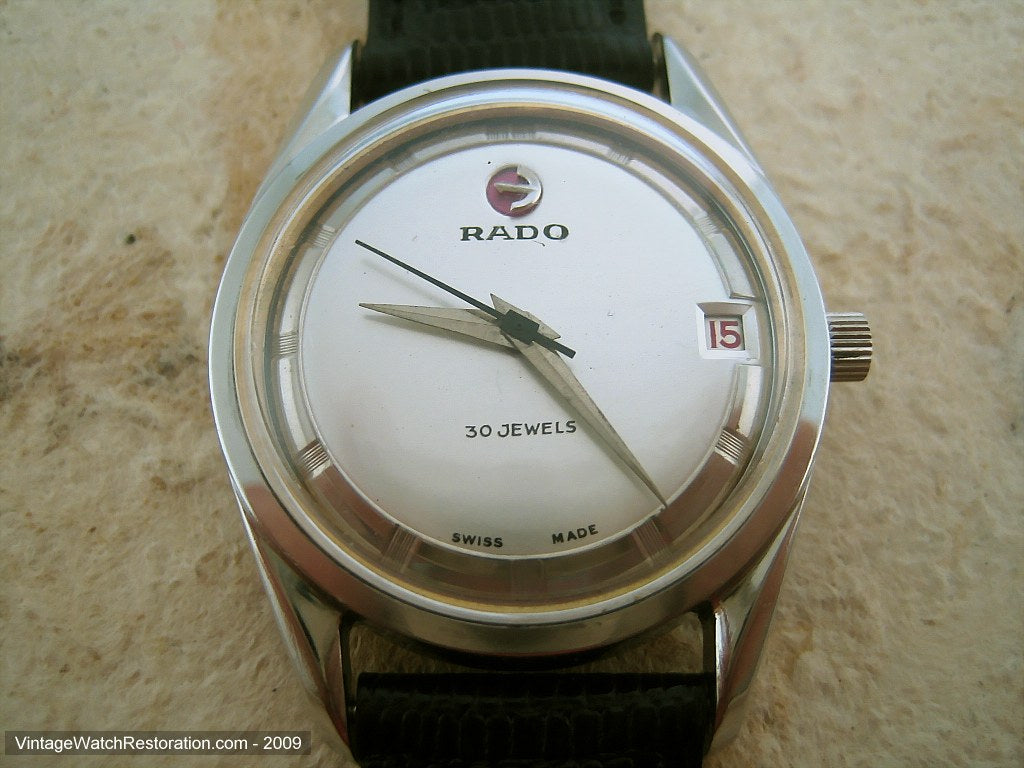 30 Jewel Rado in all its Elegant Simplicity, Automatic 30 Jewel Rado in all its Elegant Simplicity, Automatic