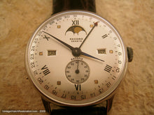 Load image into Gallery viewer, Record Geneve Datofix Triple Date Moonphase, Manual, Large 35mm
