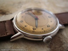 Load image into Gallery viewer, Military WWII Era Rellum (Eska) Yellow-Coppery Dial, Manual, 33mm
