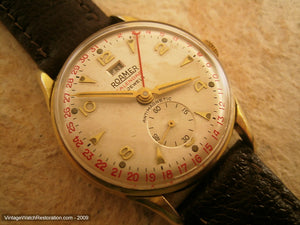 Roamer Day Date Original Dial, Manual, 33mm