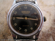 Load image into Gallery viewer, Rohrer Splendor WWII Era Military Black Dial, Manual, 32mm

