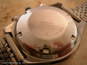 Huge and Hefty Seiko Speed Timer Chronograph, Automatic, Huge 43mm