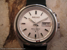 Load image into Gallery viewer, Seiko Bell-Matic &#39;Alarm&#39; Day Date with Super White Dial, Automatic, Huge 38mm
