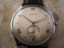 Load image into Gallery viewer, Unassuming but Elegant Studio with Roman Numbered Dial, Manual, Large 35mm
