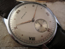 Load image into Gallery viewer, Unassuming but Elegant Studio with Roman Numbered Dial, Manual, Large 35mm
