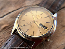 Load image into Gallery viewer, Seiko &#39;5&#39; Golden Dial Day-Date (English and Arabic), Automatic, 35.5mm
