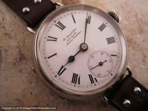 The Special Lever Porcelain Dial Roman, Manual, Massive 41mm