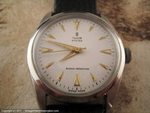 Load image into Gallery viewer, Tudor Oyster Stainless Steel with Gold Markers on White Dial, Manual, Large 34mm
