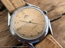 Load image into Gallery viewer, Tellus (Cortébert) Spirofix Original Apricot Patina Dial, Manual, 38mm
