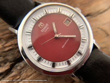 Load image into Gallery viewer, Tissot &#39;Seastar&#39; Deep Red and White Dial with Date, Manual, 37.5mm
