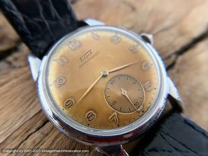 Tissot Absolutely Fabulous Golden Patina Dial , Manual, Large 35mm