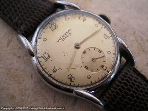 Early 1940s Universal Cal 262 with Original Dial, Manual, 33mm