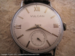 Vulcain with Gold Roman Dial on Ivory, Manual, Large 35mm