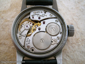 Waltham Military with Original Dial, Manual, 32mm