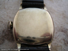 Load image into Gallery viewer, Decorative Square Tonneau Case Waltham with Golden Dial, Manual, 27.5x27.5mm
