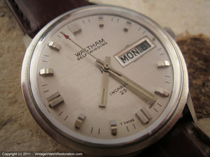 Waltham 25 Self-Winding Day-Date, Automatic, Large 34mm