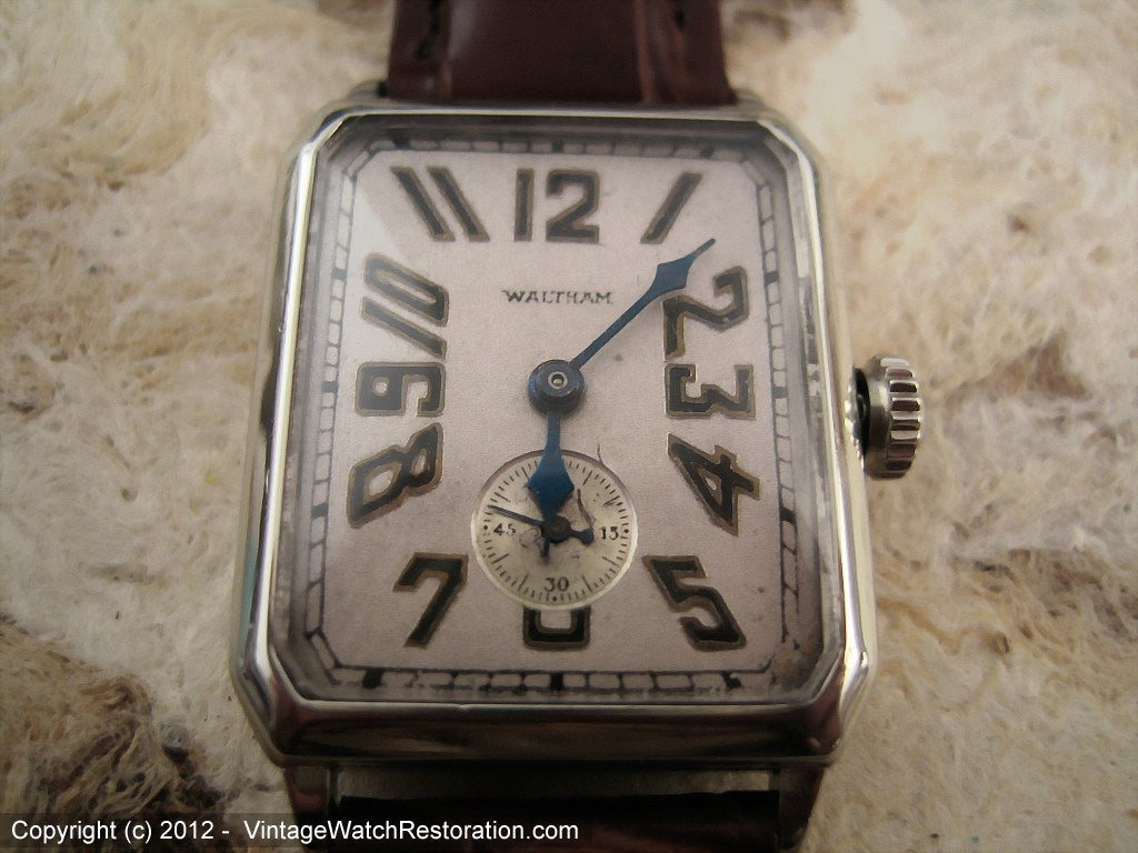 Waltham Exploding Dial Tank, Manual, 24x35mm – Vintage Watch