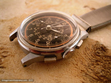 Load image into Gallery viewer, Stellar Black/Copper Dial Welsbro Telemetre Chronograph, Manual, Large 34mm
