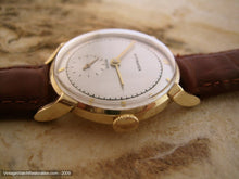 Load image into Gallery viewer, 14K Gold Wittnauer Revue with Horned Lugs, Manual, 29.5mm
