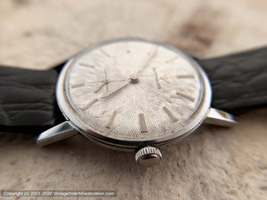Wittnauer Textured Silver Dial, Manual, 33mm
