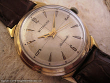 Load image into Gallery viewer, Wittnauer Light Golden Dial and Decorative Lugs, Automatic, Large 34mm
