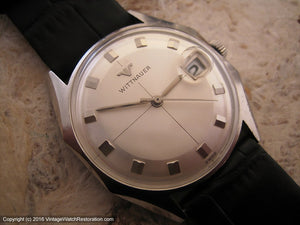 Wittnauer Two Tone Dial with Date, Manual, 33x37mm