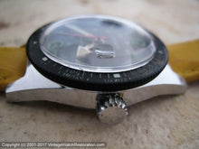 Load image into Gallery viewer, French Black Dial Wolbrook Divers World Time with Date, Manual, Very Large 36mm
