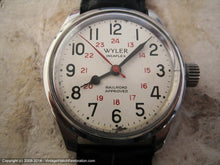 Load image into Gallery viewer, Swiss Military Wyler Railroad Approved 24-Hour Dial, Automatic, Large 34mm
