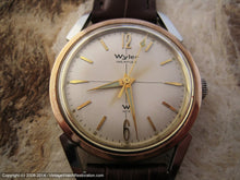 Load image into Gallery viewer, Wyler Incaflex Two-Toned Bezel with Superb Lumed Hands, Manual, 33mm
