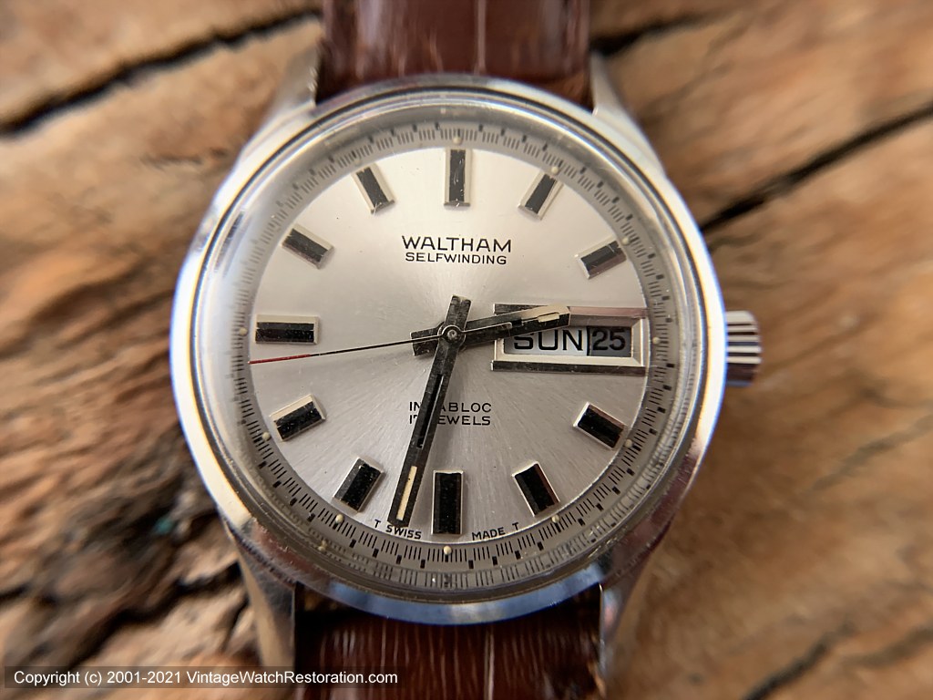 Waltham Selfwinding Silver/Gold Two Tone Dial, Day/Date