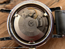 Load image into Gallery viewer, Waltham Pie Pan Silver Dial with Red Pointer Second Hand and Date at Bottom, Automatic, Large 35mm
