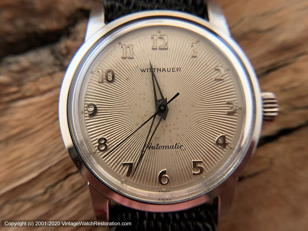 Wittnauer Original Sunburst Dial Automatic 33.5mm Vintage